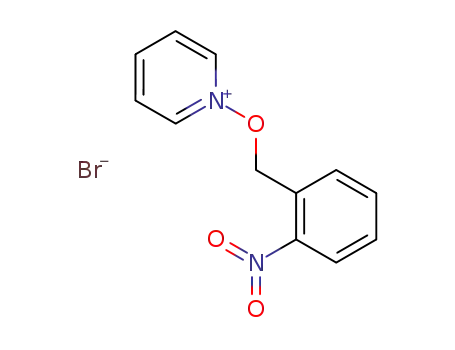 Molecular Structure of 109407-56-9 (1-(2-nitro-benzyloxy)-pyridinium; bromide)