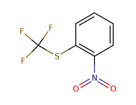 Molecular Structure of 1644-87-7 (Benzene, 1-nitro-2-[(trifluoromethyl)thio]-)