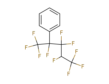 Molecular Structure of 89185-51-3 (Benzene, [1,2,2,3,4,4,4-heptafluoro-1-(trifluoromethyl)butyl]-)