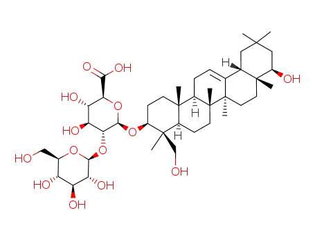 (5xi,9xi,18alpha,22alpha)-22,23-dihydroxyolean-12-en-3-yl 2-O-beta-D-glucopyranosyl-beta-D-galactopyranosiduronic acid