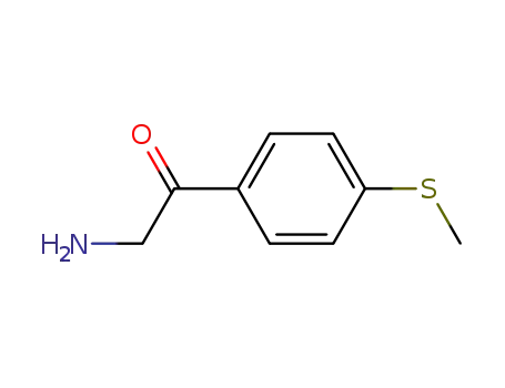 Molecular Structure of 408352-71-6 (2-amino-1-(4-(methylmercapto)phenyl)ethanone)