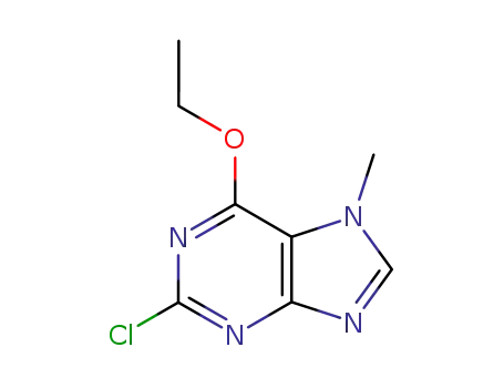 Molecular Structure of 97202-78-3 (2-chloro-6-ethoxy-7-methylpurine)
