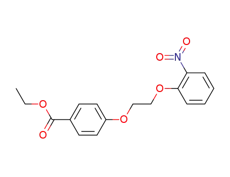 Benzoic acid, 4-[2-(2-nitrophenoxy)ethoxy]-, ethyl ester