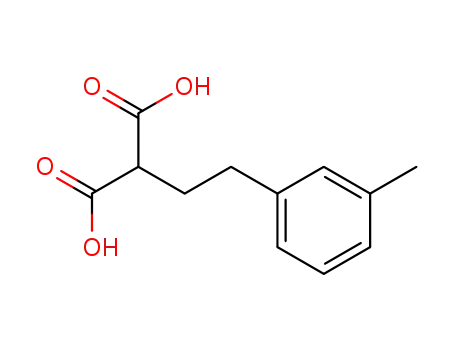 Molecular Structure of 92848-10-7 ((3-Methyl-phenaethyl)-malonsaeure)