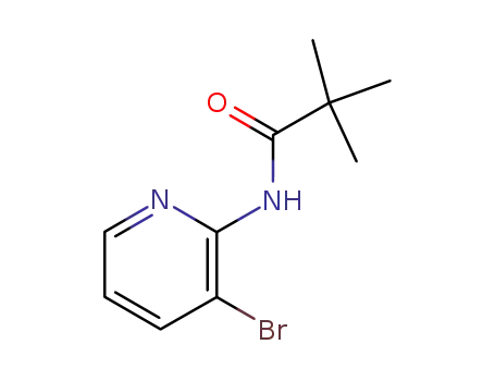 Molecular Structure of 239137-57-6 (Propanamide, N-(3-bromo-2-pyridinyl)-2,2-dimethyl-)