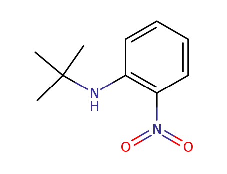 Molecular Structure of 28458-45-9 (N-tert-Butyl-2-nitroaniline)