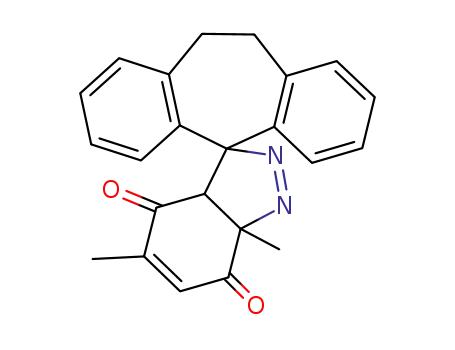 3'a,4',7',7'a,10,11-hexahydro-5',7'-dimethylspiro[5H-dibenzo[a,d]cycloheptene-5,3'-(3'H-indazole)]-4,7-dione