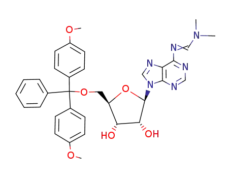 5'-O-(4,4'-dimethoxytrityl)-N<sup>6</sup>-dimethylaminomethyleneadenosine