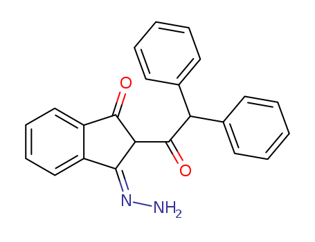 2-(diphenylacetyl)-1H-indene-1,3(2H)-dione 1-hydrazone