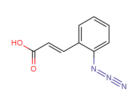 Molecular Structure of 40515-78-4 ((E)-3-(2-azidophenyl)acrylic acid)