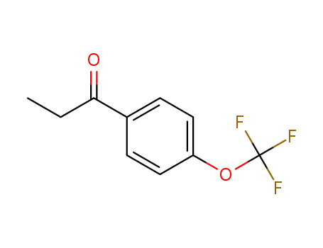 Molecular Structure of 94108-55-1 (4'-(trifluoromethoxy)propiophenone)