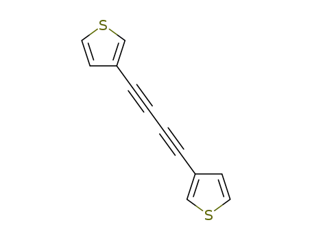 Molecular Structure of 81294-14-6 (Thiophene, 3,3'-(1,3-butadiyne-1,4-diyl)bis-)