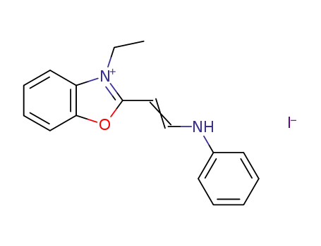 Benzoxazolium, 3-ethyl-2-(2-(phenylamino)ethenyl)-, iodide