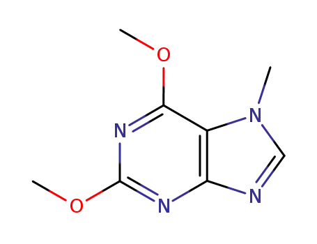 Molecular Structure of 97184-74-2 (2,6-dimethoxy-7-methyl-purine)