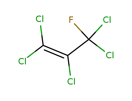 Molecular Structure of 815-14-5 (1,1,2,3,3-pentachloro-3-fluoropropene)