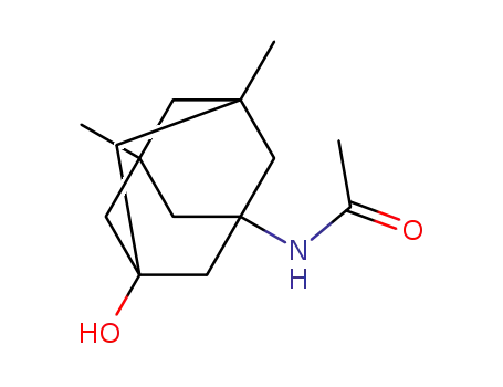 Molecular Structure of 351329-87-8 (N-(3-hydroxy-5,7-dimethyladamantan-1-yl)acetamide)