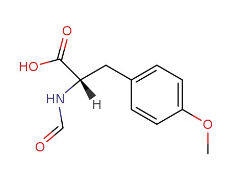 Molecular Structure of 76757-95-4 (L-Tyrosine, N-formyl-O-methyl-)