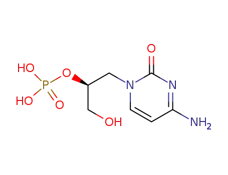 Molecular Structure of 151425-33-1 (1-<(2'S)-2',3'-dihydroxypropyl>cytosine 2'-monophosphate)