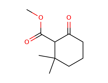 Molecular Structure of 71135-95-0 (2,2-DIMETHYL-6-OXOCYCLOHEXANECARBOXYLIC ACID METHYL ESTER)