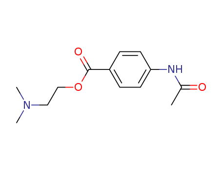 Benzoic acid,4-(acetylamino)-, 2-(dimethylamino)ethyl ester