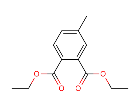 Molecular Structure of 50919-63-6 (1,2-Benzenedicarboxylic acid, 4-methyl-, diethyl ester)