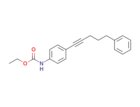 ethyl (4-(5-phenylpent-1-yn-1-yl)phenyl)carbamate