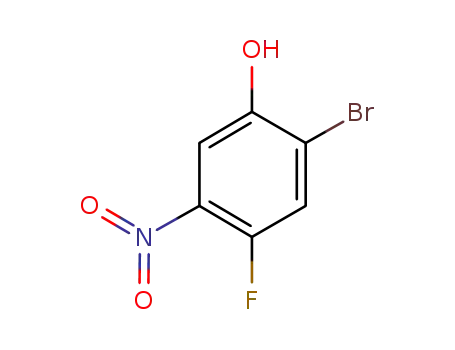 Molecular Structure of 84478-87-5 (2-BROMO-4-FLUORO-5-NITROPHENOL)