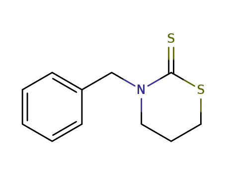 Molecular Structure of 64067-77-2 (3-benzyl-1,3-thiazinane-2-thione)