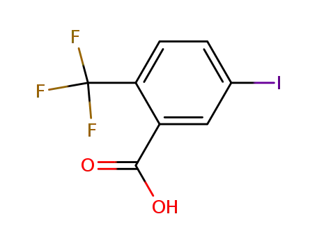 Molecular Structure of 655-00-5 (5-iodo-2-(trifluoromethyl)benzoic acid)