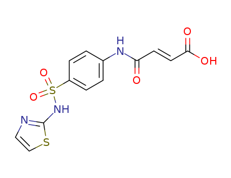 2-Butenoic acid,4-oxo-4-[[4-[(2-thiazolylamino)sulfonyl]phenyl]amino]-, (2Z)- cas  515-57-1
