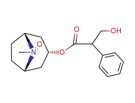 Benzeneacetic acid, a-(hydroxymethyl)-,8-methyl-8-oxido-8-azabicyclo[3.2.1]oct-3-yl ester, endo- cas  4438-22-6