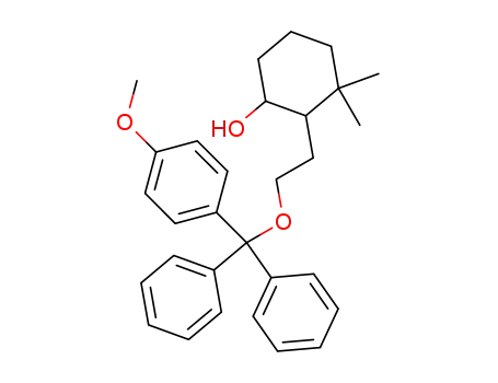 1-<2'-(p-Anisyldiphenylmethoxy)ethyl>-2-hydroxy-6,6-dimethylcyclohexane