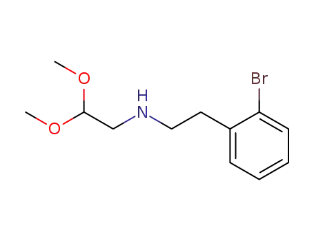Molecular Structure of 406954-90-3 ((2,2-dimethoxyethyl)-[2-(2-bromophenyl)ethyl]amine)