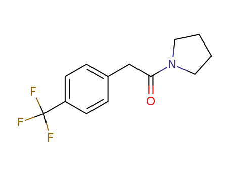 1-(pyrrolidin-1-yl)-2-(4-(trifluoromethyl)phenyl)ethan-1-one