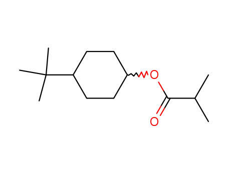 Molecular Structure of 5451-57-0 (4-tert-butylcyclohexyl isobutyrate)
