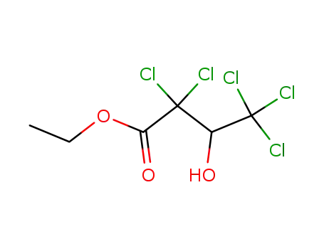 Molecular Structure of 869769-11-9 (ethyl 2,2,4,4,4-pentachloro-3-hydroxybutyrate)