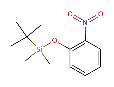 Molecular Structure of 158813-51-5 (tert-butyldimethyl(2-nitrophenoxy)silane)