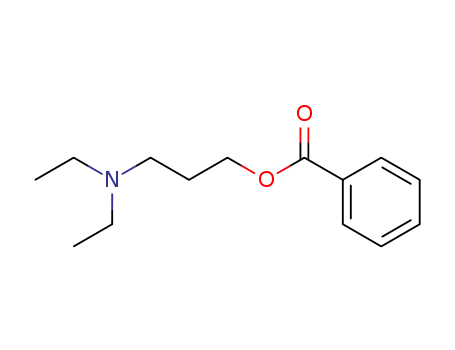Molecular Structure of 10369-80-9 (1-benzoyloxy-3-diethylamino-propane)