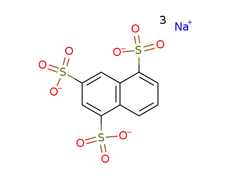 Molecular Structure of 10533-44-5 (1,3,5-Naphthalenetrisulfonic acid trisodium salt)