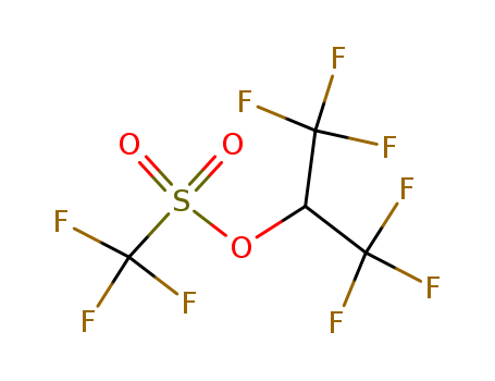 Methanesulfonic acid,1,1,1-trifluoro-, 2,2,2-trifluoro-1-(trifluoromethyl)ethyl ester