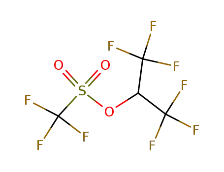 Molecular Structure of 156241-41-7 (HEXAFLUOROISOPROPYL TRIFLUOROMETHANESULFONATE)