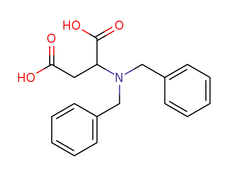 Molecular Structure of 14464-17-6 (L-Aspartic acid, N,N-bis(phenylmethyl)-)
