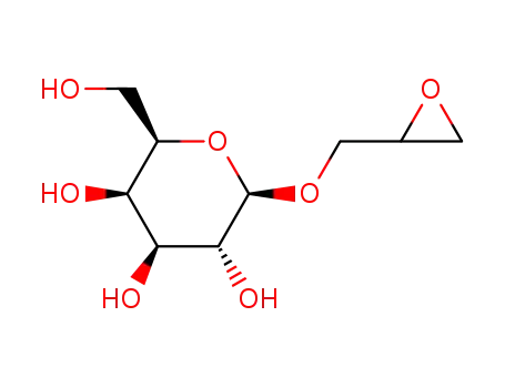 Molecular Structure of 53144-51-7 ((2'RS)-2',3'-epoxyprop-1'-yl-β-D-galactopyranoside)