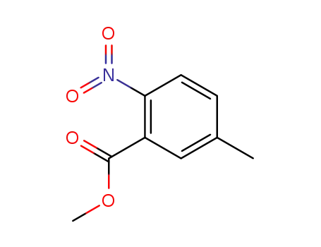 Molecular Structure of 20587-30-8 (Methyl 5-Methyl-2-Nitrobenzoate)