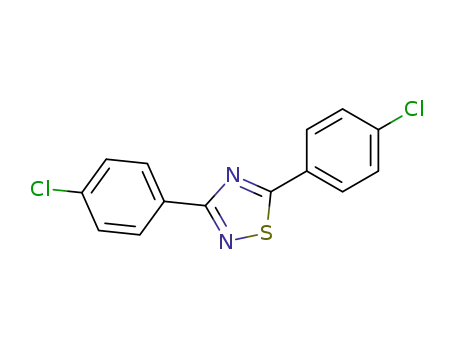 Molecular Structure of 4115-17-7 (3,5-bis(4-chlorophenyl)-1,2,4-thiadiazole)