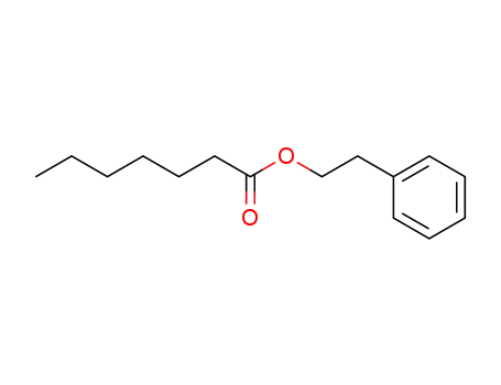 Molecular Structure of 5454-11-5 (PHENYLETHYL-HEPTANOATE)