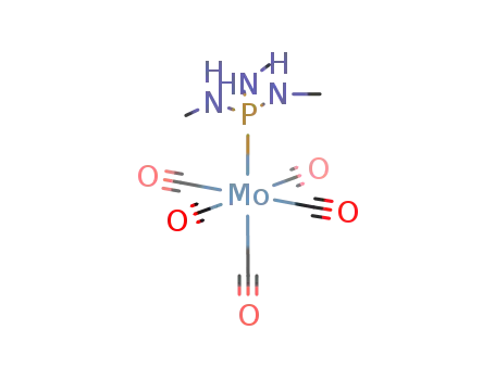 Molecular Structure of 71179-85-6 ((CO)5MoP(NHCH<sub>3</sub>)3)
