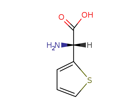 Molecular Structure of 43189-45-3 ((R)-2-THIENYLGLYCINE)