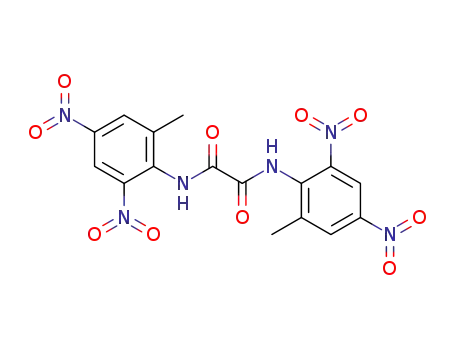 Molecular Structure of 861011-90-7 (<i>N</i>,<i>N</i>'-bis-(2-methyl-4,6-dinitro-phenyl)-oxalamide)