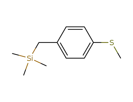 Molecular Structure of 59163-55-2 (trimethyl[4-(methylsulfanyl)benzyl]silane)